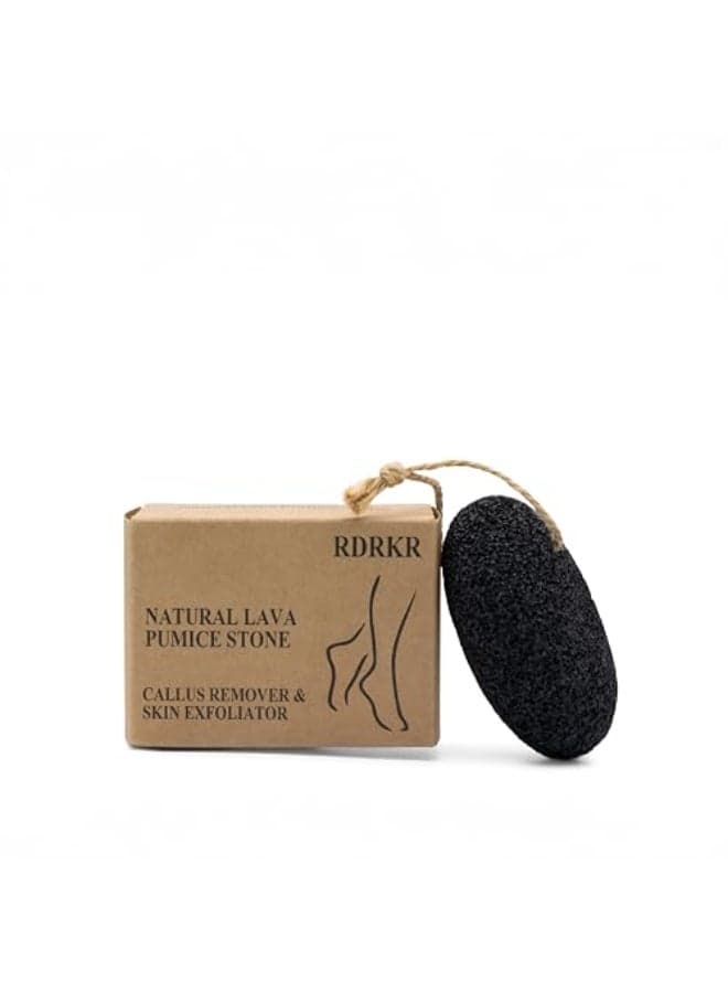 RDRKR Pumice Stone Foot and Hand Scrubber Natural Lava Stone for Callus Remover Foot Exfoliation Hand Scrub Pedicure Tool Dry Skin Remover Promote Healthy Foot and Hand Care Black