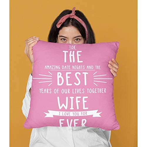 TheYaYaCafe Cotton 180 TC Cushion Cover (Pink_12"X12")