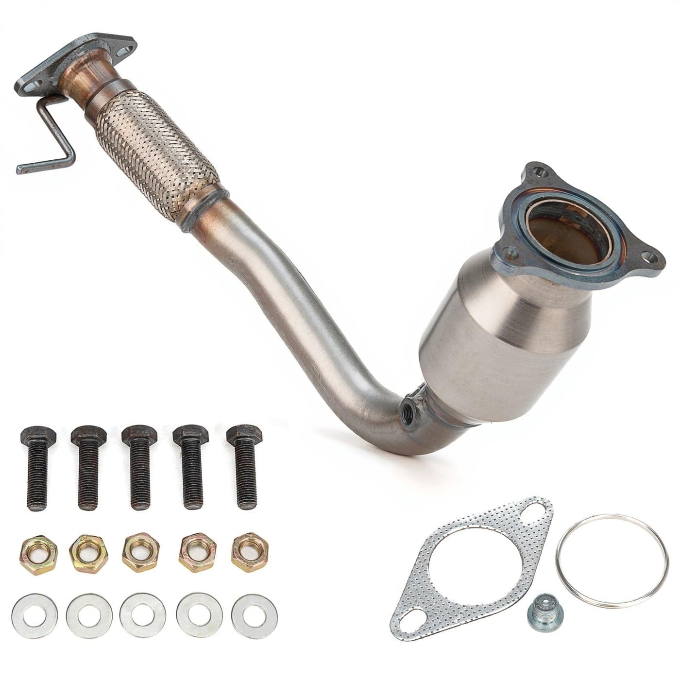 FOMIUZY High Flow Front Catalytic Converter Kit DirectFit Chevy Equinox GMC Terrain 2010 2011 2012 2013 2014 Captiva Sport 2012 2013 2014 2015 24L
