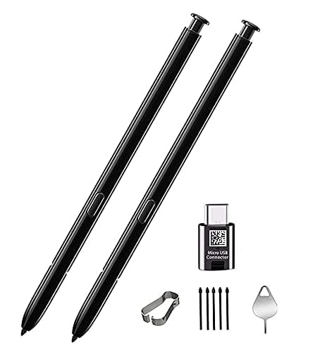 2PCS Note 20 Stylus Pen,Note 20 Ultra Pen Replacement Compatible with Samsung Galaxy Note 20 Note 20 Ultra 5G S Pen with Tips/Nibs (Black)