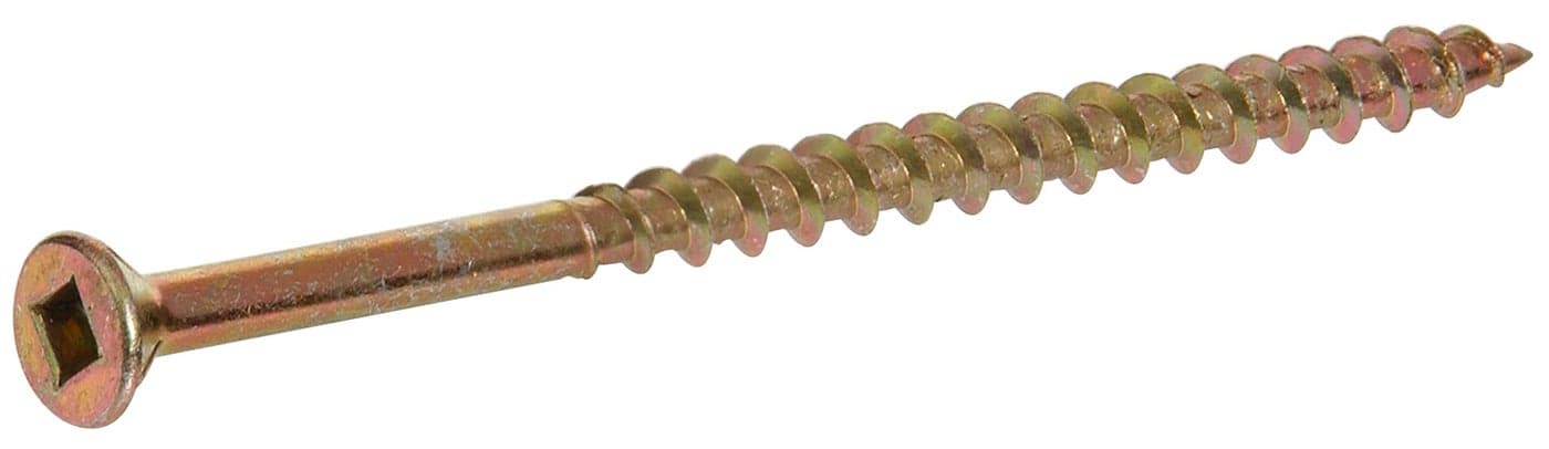 Hillman 48255 8 X 1-1/4-Inch Square Drive Multipurpose Wood Screw, 500-Pack,Zinc