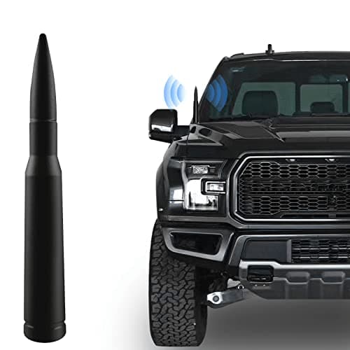 Car Antenna Compatible with Ford F150 F250 F350 Super Duty Ford Mustang Raptor Truck for Enhanced Signal Stability and Waterproof Replacement Onboard Antenna (Matte Black)