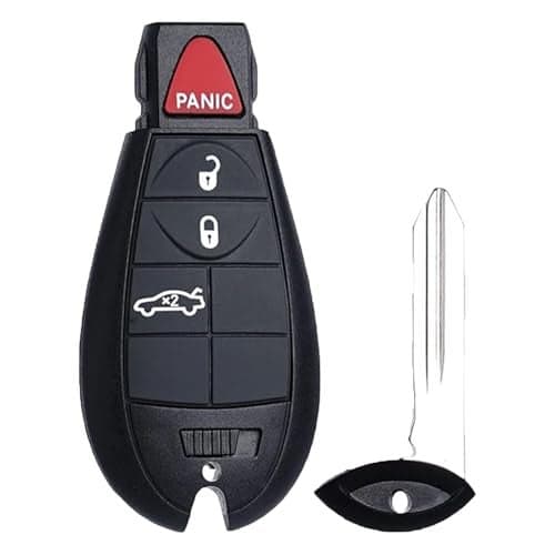 SUPALAND Keyless Entry Remote Control Key Fob Replacement Fits for Dodge Challenger 2008 2009 2010 2011 2012 2013 2014 Charger 2008-2013 Magnum 2008 Chrysler 300 2008-2010 IYZ-C01C 05026886AK 433 Mhz