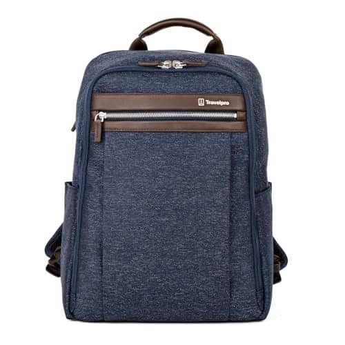 Travelpro Platinum Elite Slim Laptop Travel Backpack Fits up to 16 Inch Laptop Business Water Resistant Men and Women True Navy Blue