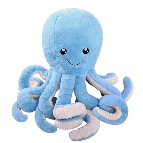 DENTRUN Octopus Stuffed Animals Giant Octopus Plush Doll Play Toys for Kids Girls Boys Adults Birthday Xmas Halloween Present Stuffed Sea Animals Plushie 7162432 Inches 5 Colors