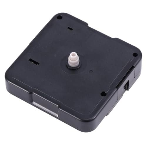 Clock Mechanism Replacement, Total Shaft Length 8mm Metal Quartz Clock 5168S Movement Replacement Motor Repair Parts (Black)