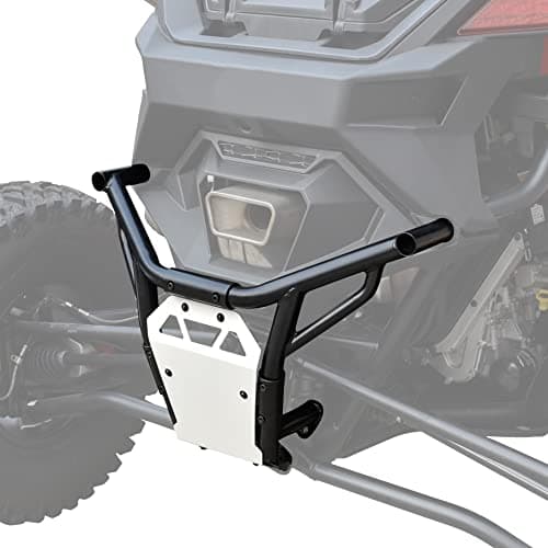 SAUTVS Rear Bumper for Polaris RZR Pro R/R4, Combined Heavy Duty Black Rear Brush Guard Protector Low Profile Bumper Pre Runner Bumper for Polaris RZR Pro R/ R4 2022-2026 Accessories, Replace #2884358