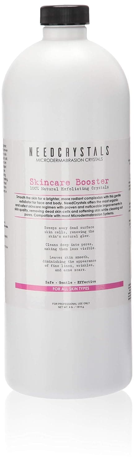 NeedCrystals Microdermabrasion Crystals for Machines AllNatural Facial Exfoliating Treatment for Dull or Dry Skin Wrinkles Blemishes Scars More 4 lb 100 Grit