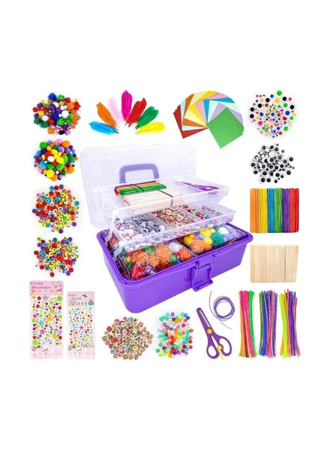 3000-Piece Art & Craft Supplies For Kids