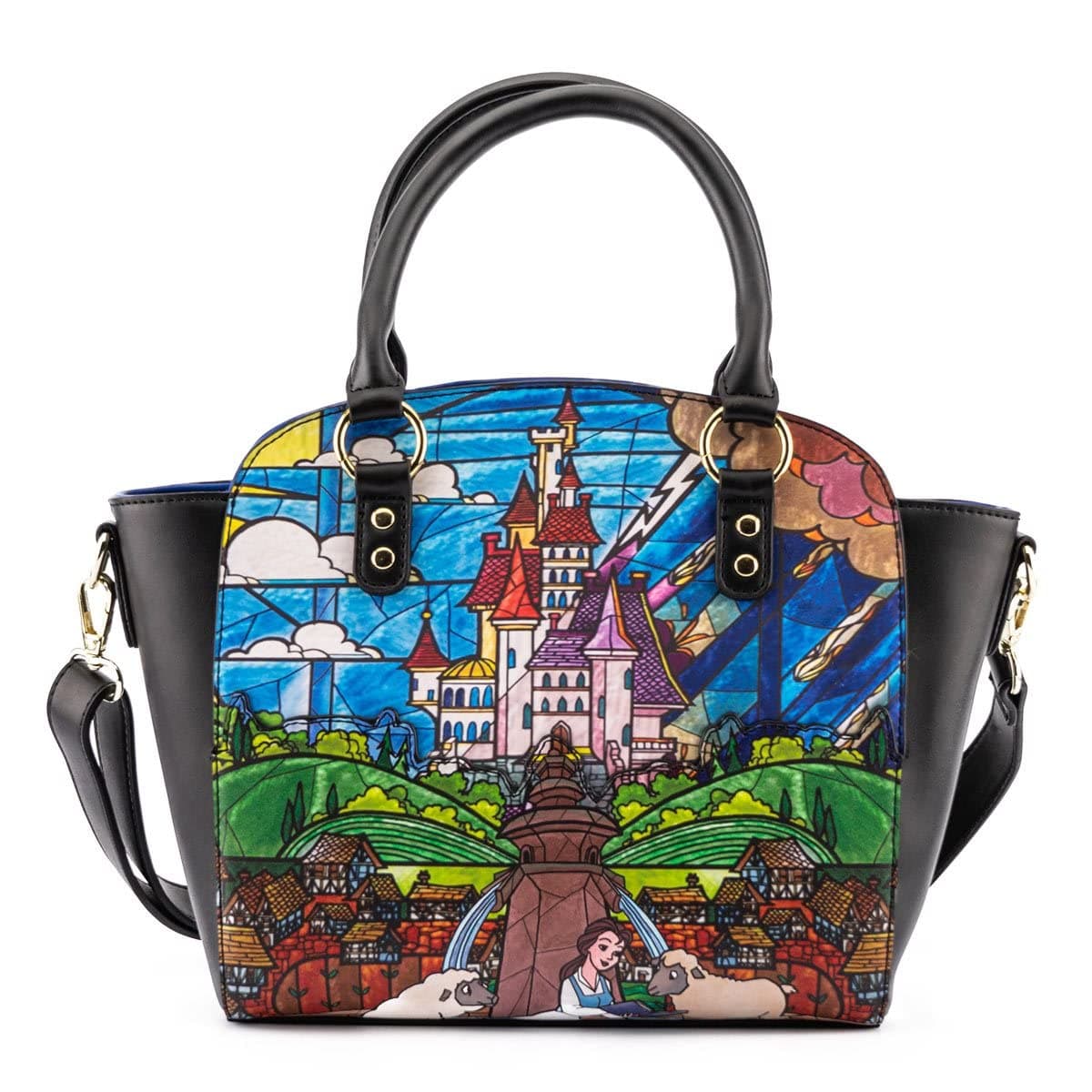Loungefly x Disney Beauty and the Beast Princess Castle Series Crossbody Purse