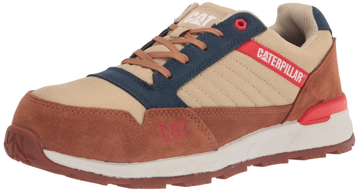 CAT Men's Venward Composite Toe Industrial Shoe, Brown Sugar/Desert Mojave, 13