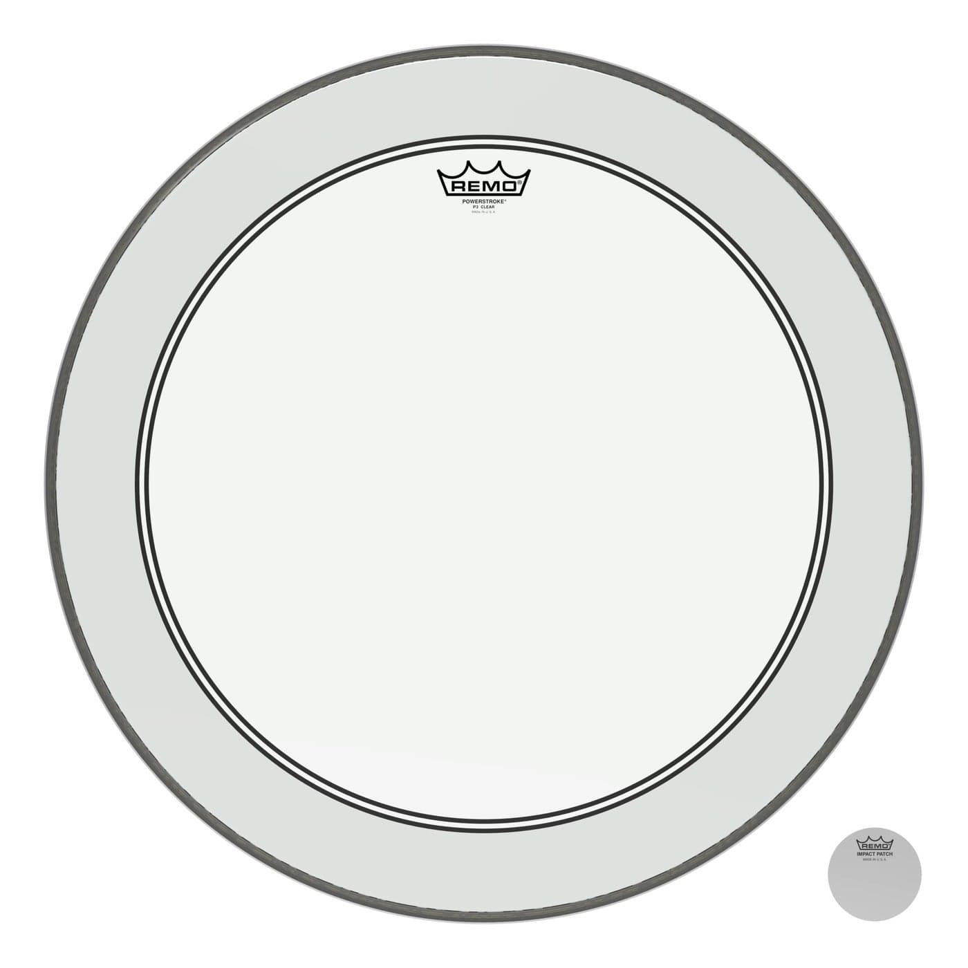 Remo Powerstroke P3 Clear Bass Drumhead 22