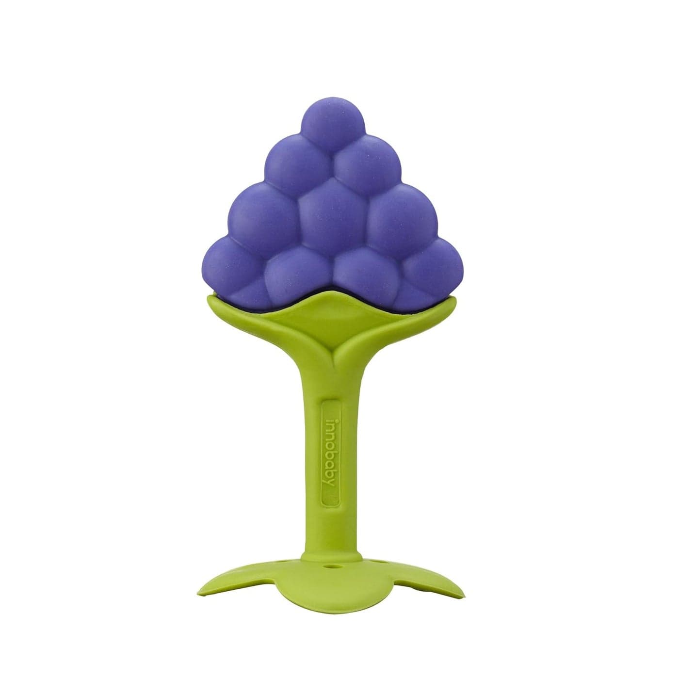 Innobaby Original Teethin Smart EZ Grip Fruit Teether and Sensory Toy for Babies and Toddlers in Grape BPA Free Teether