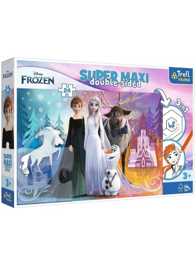 Trefl Frozen Land Super Maxi 24-Piece Jigsaw Puzzle