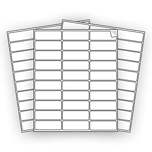 600 EcoSwift Shipping Labels 2 5/8 x 1 inches Mailing Address Inventory Blank White Self Adhesive for Laser Inkjet Printer 2.625 x 1