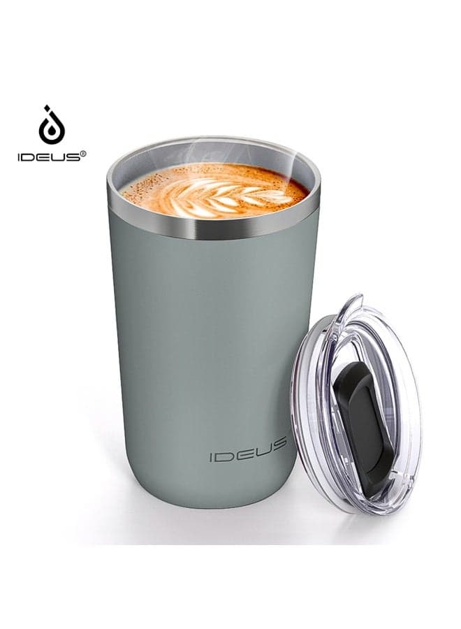 IDEUS Portable Car Tumbler (20oz, 600ml) with 304 Stainless Steel Insulated Cup for Outdoor Use