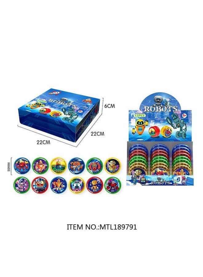 Creative Flash Yo-Yo for Kids - Luminous Robot Yo-Yo Toy, Educational & Nostalgic Gifts for Kindergarten Children - Small Toys with LED Lights, Perfect Birthday Gift - MTL189791