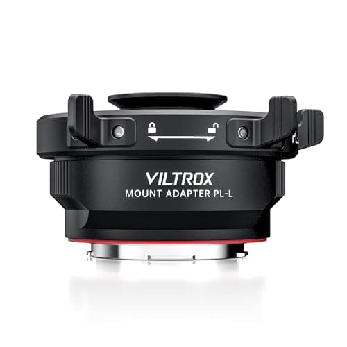 VILTROX PLL Lens Mount Adapter Ring Compatible with PL Lens to L Mount Camera Panasonic S1 S1R S1H S5Leica SL SL2 CL TLSigma FP DSLR Cameras with Two caps Detachable Ring Base