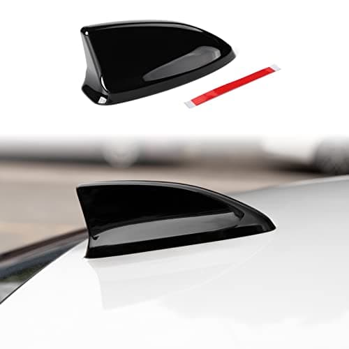 Spotrim for 11th Gen Civic Accessories Antenna Topper Cover Shark Fin Decoration Compatible with Honda Civic 2022 2023 2024 2025 2026 Glossy Black