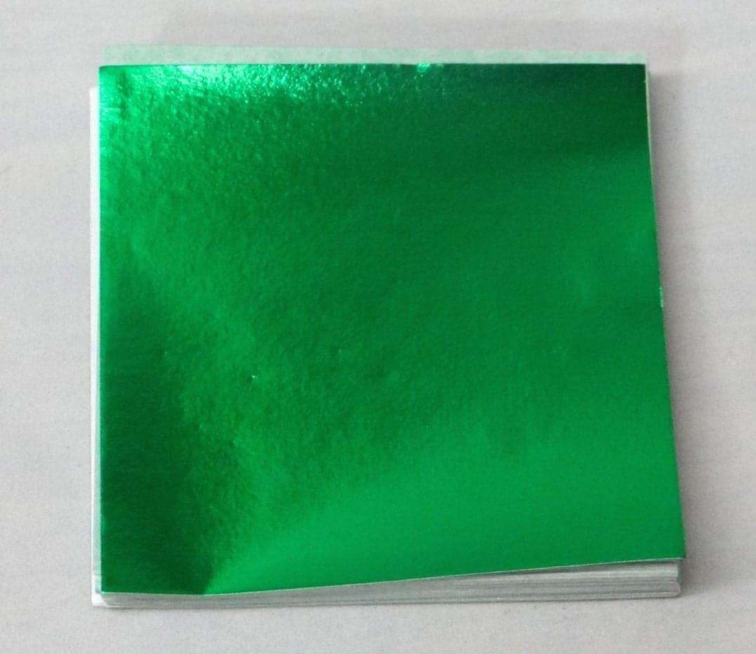 Candy Molds N More Emerald Green Confectionery Foil Wrappers 125 Sheets 3 x 3