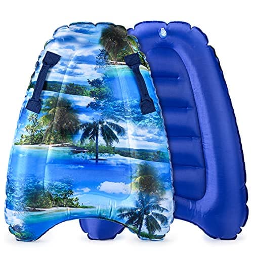 Inflatable Boogy Boards for Beach Travel Toys 30 Cavas Slip Slide Water Park Body Surfing Board with Handles Summer Fun Water Pool Game Toys for Kids 4812 Ages Resort
