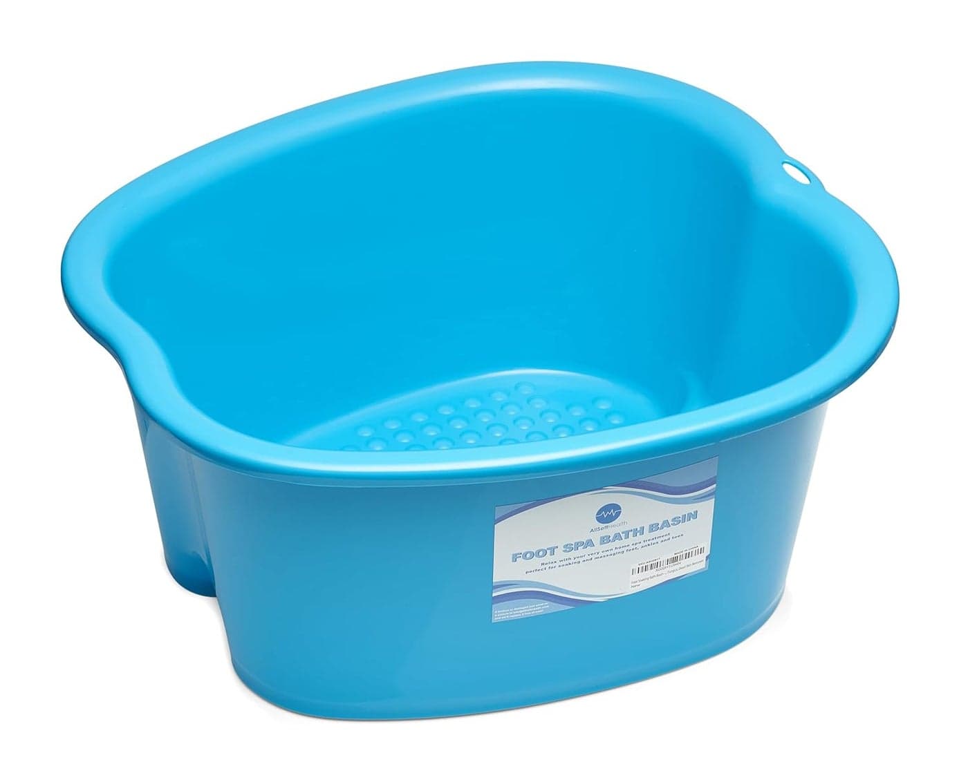 Foot Soaking Bath Basin Large Size for Soaking Feet Pedicure and Massager Tub for at Home Spa Treatment Callus Fungus Dead Skin Remover Blue