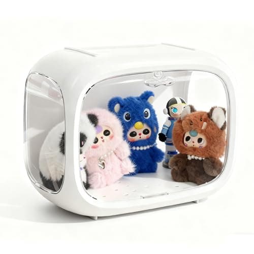 Display case for Plush Doll Upgrade LargeSized Display Box for 67in Dolls Clear Acrylic Display Box with Door Dust and Moisture Proof Suitable for Lego Collectibles Action Figures Pop Mart
