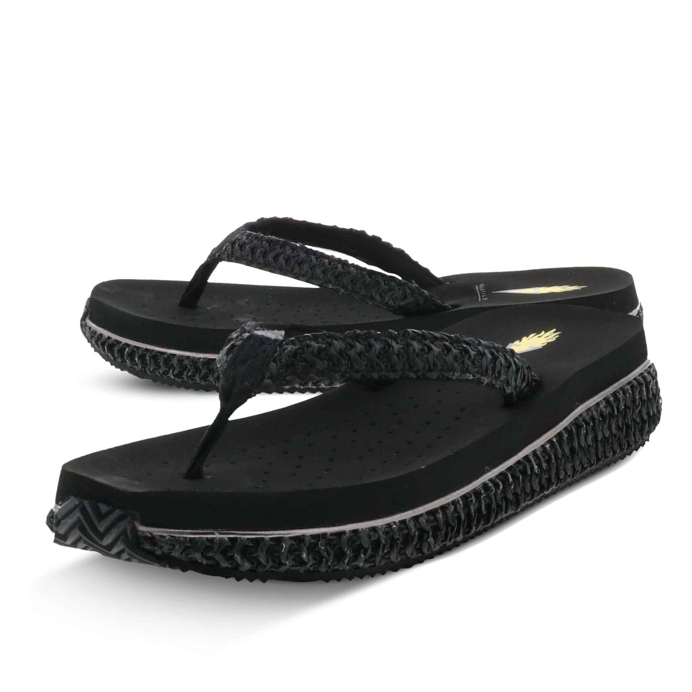 Volatile Womens Palau Wedge SandalBlack7 B US