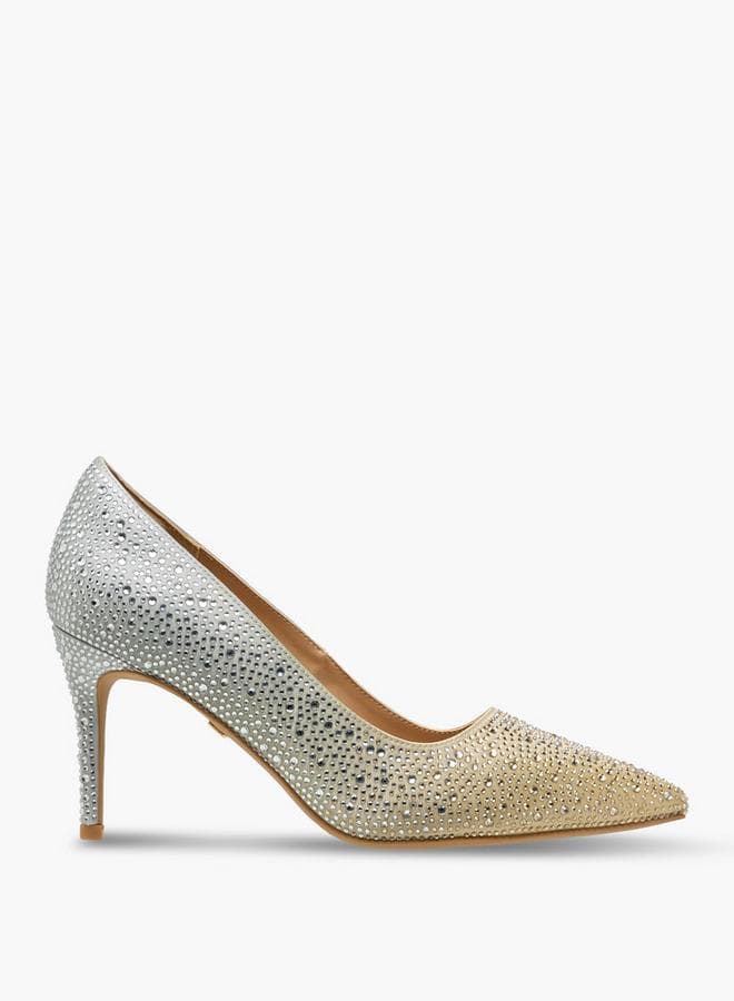 Women Embellished Stiletto Heel Pumps