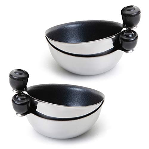 Eggssentials Egg Poacher Replacement Spare Stainless Steel AntiStick PFOA Free Individual Removable Poaching Cups 4