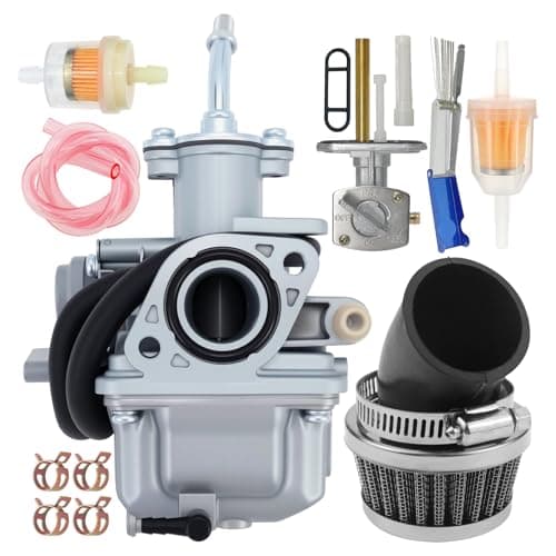 Carbman Carburetor Compatible with Yamaha Raptor 80 YFM80 YFM80R YFM50 ATV Quad Carby 2002-2008 Carb YFM100 Champ 100 1987-1991 Carb with Switch