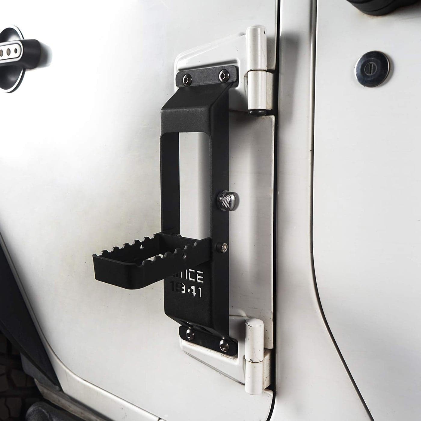 Hooke Road Wrangler Door Hinge Step Foot Pedal for 20072018 Jeep Wrangler JK JKU