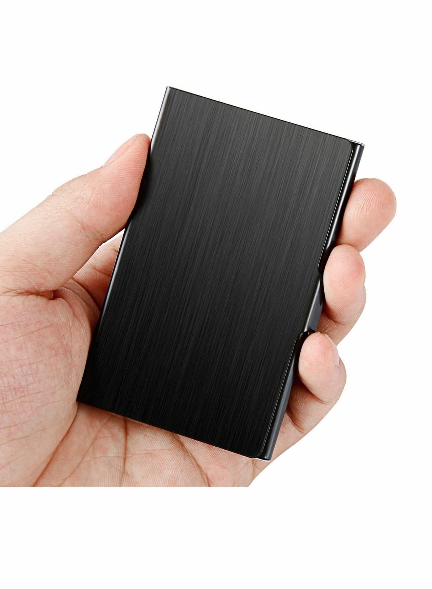 Business Card Case, Holder For Men And Women, Pocket Metal Fashion Professional Stainless Steel Holders, Purse Name Holder, Buckle Style Shut, Best Gift Family