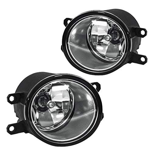Driving Fog Lights Lamps Replacement for 2011-13 Lexus GS350 HS250h LX570 RX350 RX450h Toyota 4Runner Avalon Camry Highlander Matrix Prius Rav4 With H11 12V 55W Halogen Bulbs (Clear Lens)
