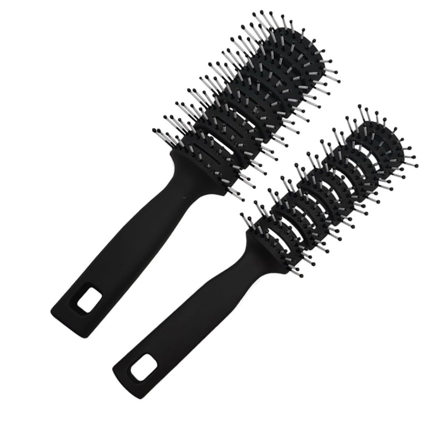 YongXiangPeng Hair Brush2 Pcs Vent Hair Brush Professional Styling Hairbrush for Slicked Back Anti Static Detangling Hair Brush for Wet Short Curly Straight HairCan Be Used Hair Brush Women