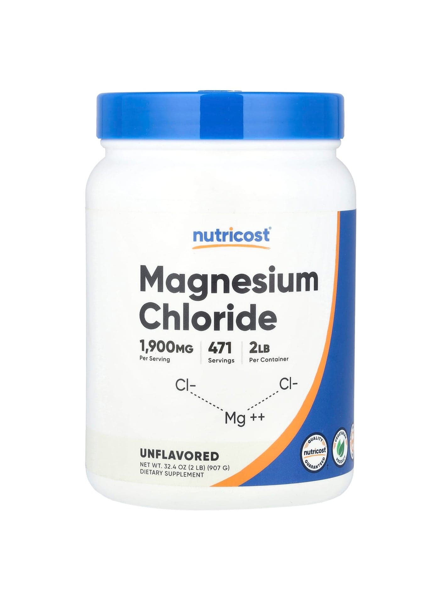 Magnesium Chloride, Unflavored, 32.4 oz (907 g)