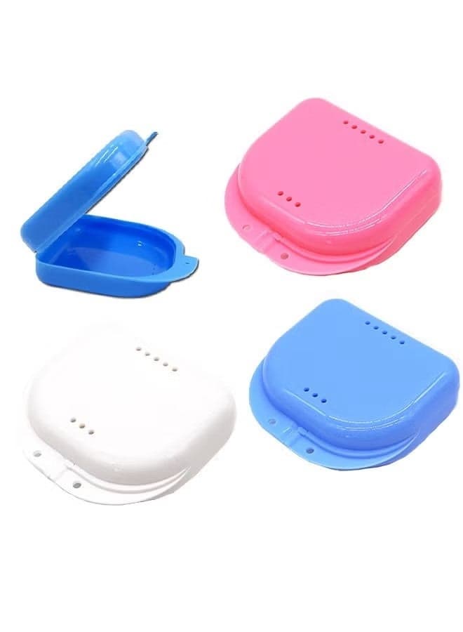 3 Pack Orthodontic Retainer Holder Cases, for Retainer Box Braces Box Storage Box Easy to Carry