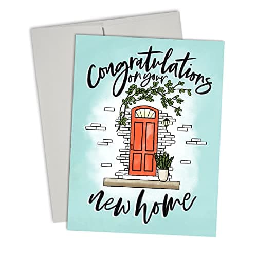 Palmer Street Press New Home Card - House Warming Cards - Congratulations on Your New Home - New Home Card Congratulations - Designed, Printed and Packaged in the USA (Single Card)