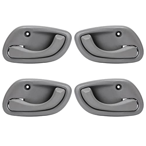 LCWRGS Interior Door Handles Replacement for Chevy Tracker 99-2004, Suzuki Esteem 95-2002, Suzuki Grand Vitara 99-2005, Suzuki Vitara 99-2004, Inside Front Rear Driver Passenger Side, Gray