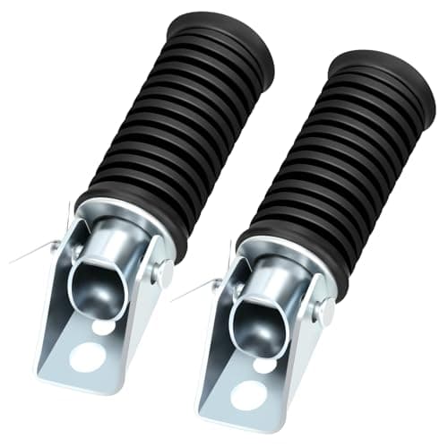 YOXUFA Mini Bike Foot Pegs Foot Rest Pedal for Predator 212cc 196cc 6.5hp Baja Warrior Massimo Trailmaster Champion CT70 KZ650 XL600R CMX250 Falcon 200 Motorsports Parts 2 Pack