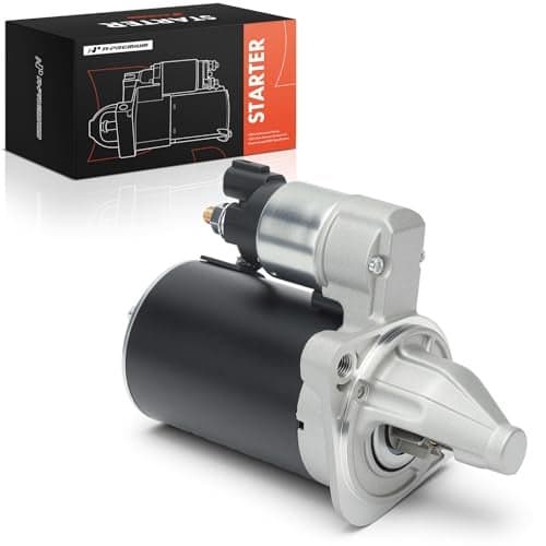 A-Premium Starter Motor Compatible with Kia Soul 2010-2012, Rio 2012 & Hyundai Accent 2012-2013, Veloster 2012-2013, 1.6L Only, 12V 0.85KW 8 Teeth Clockwise, Replace# 1195239, LRS02571