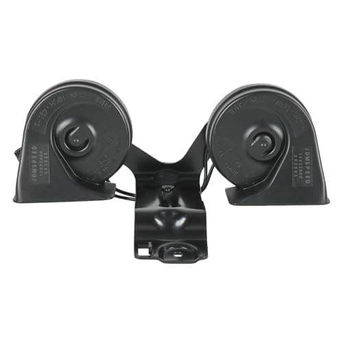 RALZAOTO Horn Assembly with Bracket Dual Electric Horn Compatible with Ford Explorer Police Interceptor Utility 20162019 23L L4 35L 37L V6 Replaces GB5Z13832A