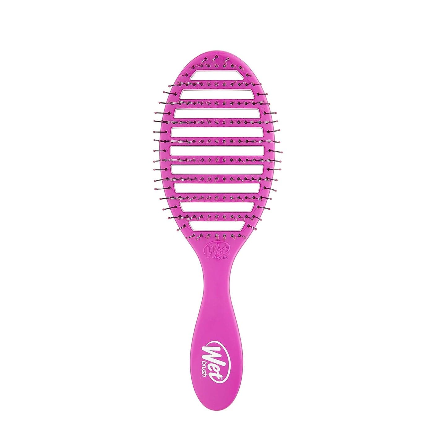 Wet Brush Speed Dry Hair Brush Purple Vented Design and Ultra Soft HeatFlex Bristles Are Blow Dry Safe With Ergonomic Handle Manages Tangle and Uncontrollable Hair PainFree Hair Accessories