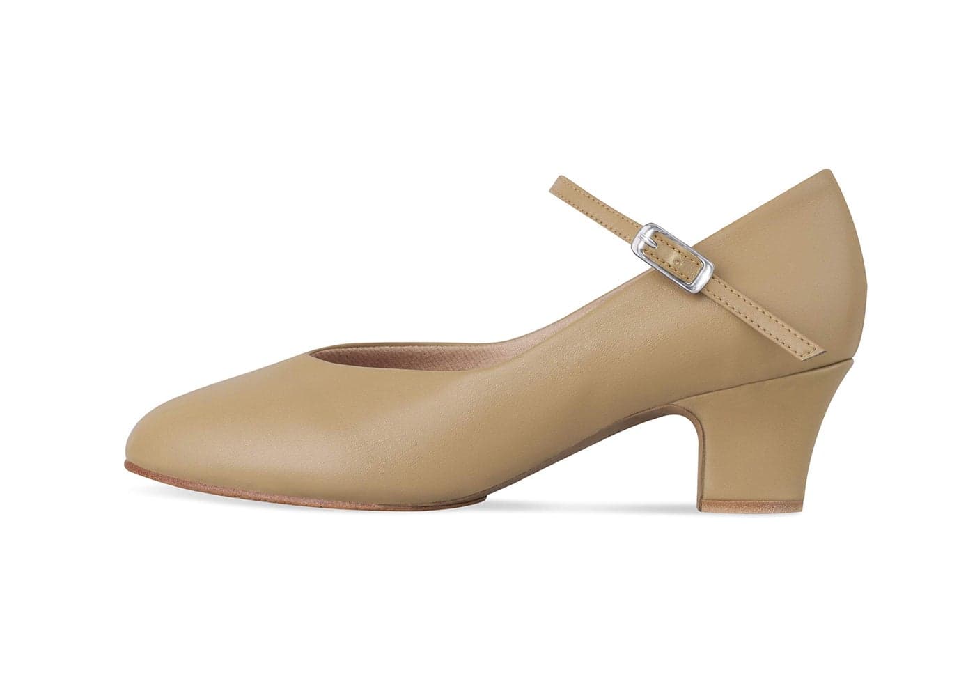 Bloch Dance Women's Broadway Lo Character Shoe, Tan, 9.5 Medium US