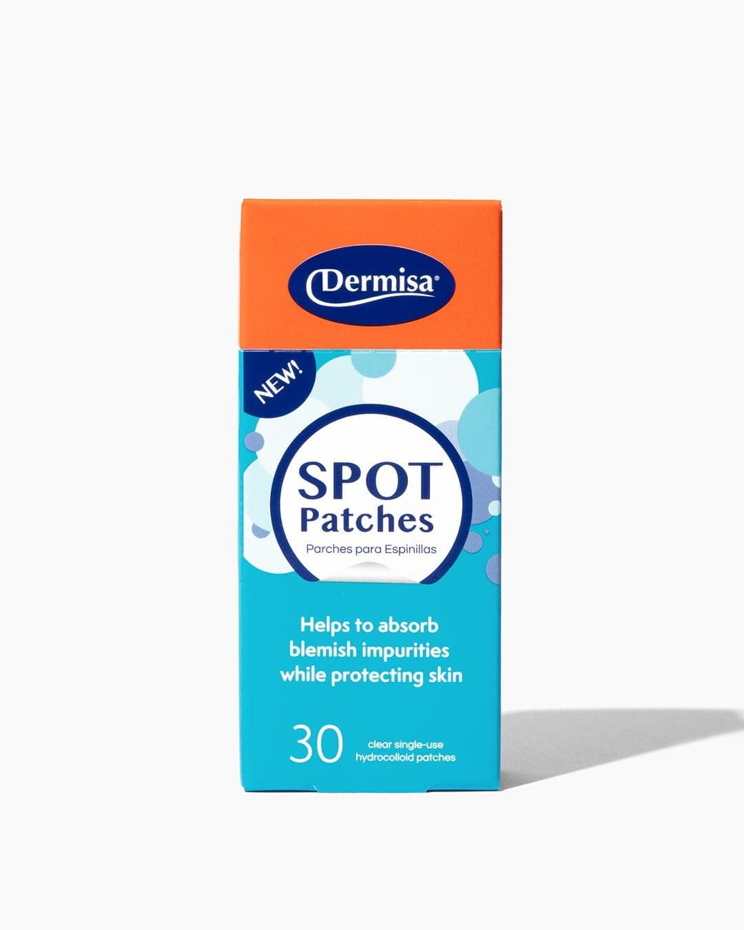 Dermisa Hydrocolloid Spot Patches for Pimples and Breakouts FastActing Acne Treatment Invisible Breathable Fragrance Free Paraben Free Dye Free 1 Pack 30 Count