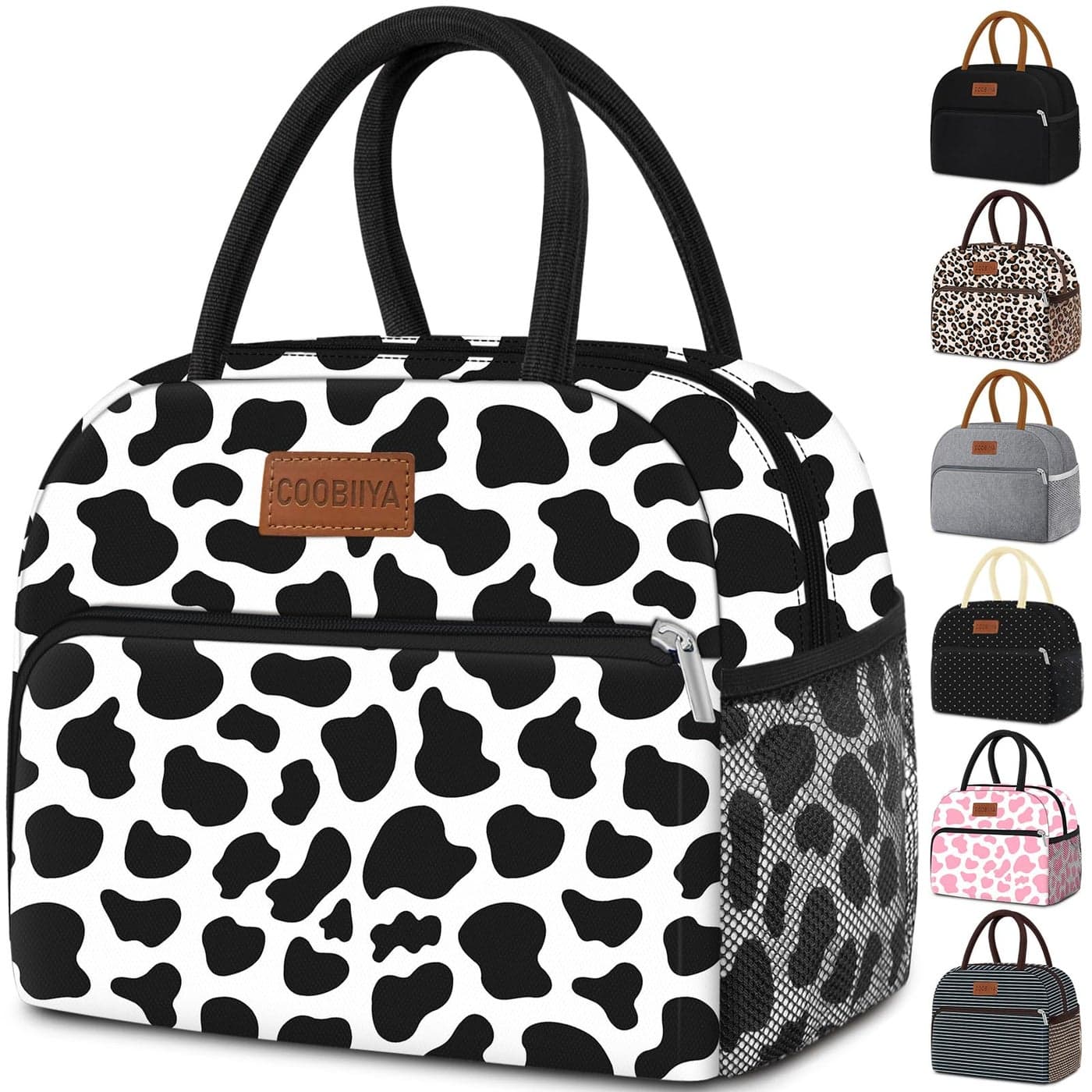 Coobiiya Lunch Bag Women Lunch Box for Women Adult Men Small Leakproof Cute Lunch Tote Large Capacity Reusable Insulated Cooler Lunch Container for WorkOfficePicnicTravelSun Flower