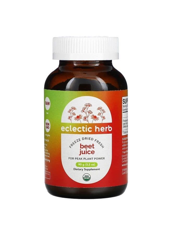 Raw Fresh Freeze-Dried Beet Juice Powder | 3.2 oz