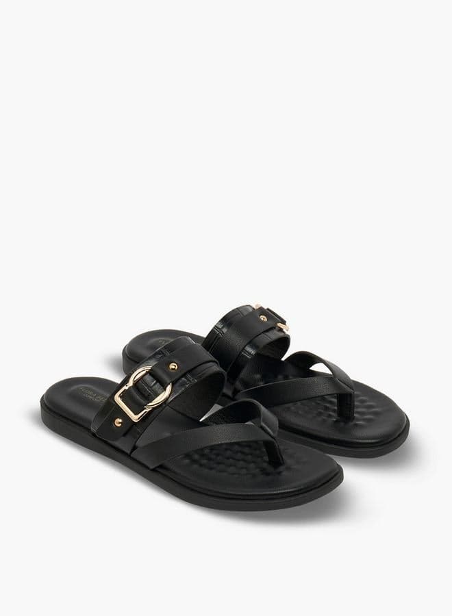 Women Buckle Accent Sandals