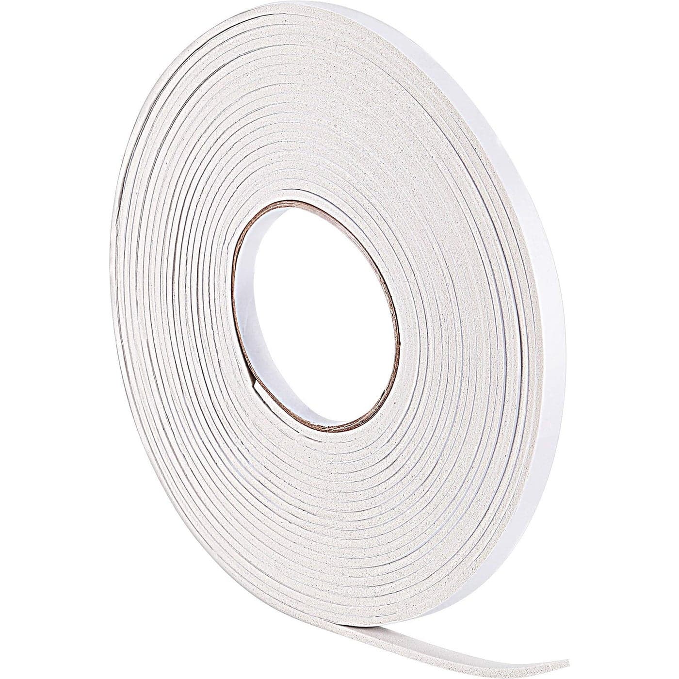Hestya 10 m Foam Draught Excluder Weather Strip Tape Weatherstrip Weather Seals for Window Door Sealing (3 mm, White)