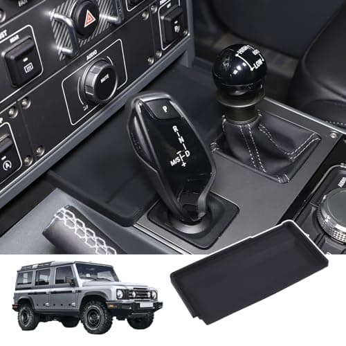 Bekantogy Car Center Console Storage Tray Compatible with Ineos Grenadier 2020-2024 Shift Storage Box Tray Non-Slip Storage Tray Interior Storage Box